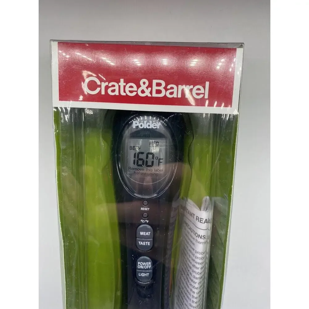 Crate&Barrel Meat Read Thermometer Crate & Barrel NEW